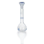 BrandTech 38206 3-mark Volumetric Flask, Class A Biological and Biomedical Research, 25mL Normalisiert 10/19 (0)