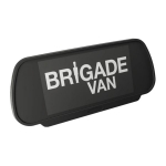 Brigade Electronics 7153 7" FHD Mirror Monitor ADH 2 Inputs 2 Audio (0)