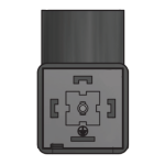 Canfield Connector G51031100000 5000 Series Solenoid Valve Connector, Ground Down, 6 - 48 V AC, Nitrile, ISO 1/2", Translucent, Individual Bagged, 2+G (0)