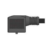 Canfield Connector 5J580-201-US0A 5J Series Suppressed Valve Connector MINI, 8 ft, 2+Ground Down, 6-24V AC/DC 50/60 Hz, Lighted, PVC, Translucent (2)