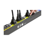 Eaton EMA107-10 Managed Rack PDU, 0U, L6-30P Input, 5.76 kW Max, 200-240V, 24A, 10 ft Cord, Single-phase, TAA Compliant (1)