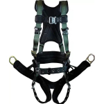 French Creek Production 22850BH Full Body Harness - Removable Tool Belt Comfort Shoulder/Back Pad Comfort Waist Pad Leg Pads Tongue Buckle Legs (0)
