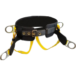 French Creek Production 4050 Tree Saddle with 5" Body Pad Padded Lower Positioning Strap and Tongue Buckle/Grommet Leg Straps and Hip D-rings (0)