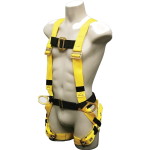French Creek Production 550B Full Body Harness - Tongue Buckle/Grommet Legs Sewn on 1-3/4" Wide Belt Single Back Dorsal D-Ring Hip D-Rings (1)