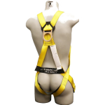 French Creek Production 671 Full Body Harness - Bayonet Buckle Legs Sub-Pelvic Strap Single Back Dorsal D-Ring 3 Point Adjustability (1)
