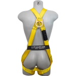 French Creek Production 930 Full Body Harness - Cross Over Style Single Back Dorsal D-Ring Chest D-Ring Pass-Thru Buckle Legs 4 Point Adjustment (1)