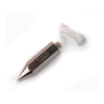 General Tools 790-8 8 Oz. Hexagon Steel Plumb Bob (1)