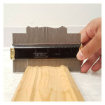 General Tools 837 Contour Gauge, Profile Gauge, Shape Duplicator, Stainless Steel (1)