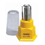 General Tools S605 Five-blade Screwdriver Set (1)