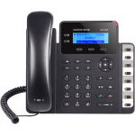 Grandstream GXP1628 HD IP Phone 2 Lines 8 BLF Keys 3-Way Conferencing Dual Gigabit Ports PoE HD Audio 132x48 LCD Backlit Display Black (0)