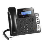 Grandstream GXP1628 HD IP Phone 2 Lines 8 BLF Keys 3-Way Conferencing Dual Gigabit Ports PoE HD Audio 132x48 LCD Backlit Display Black (1)