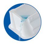Heathrow Scientific 120652 Reagent Reservoir, 25 ml Dual, Sterile, Single Wrap, Polystyrene, Pack of 100 pcs (4)