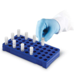 Heathrow Scientific HS23229B True North Cryogenic Vial Rack 50-Place, Blue, Pack of 4 pcs (1)