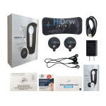 HiDow HD-W49 Wireless 4-9 Powered Muscle Stimulator - 9 Therapeutic Modes 2 Receivers Independent Intensity and Independent Mode Control LCD Display (1)