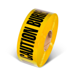 INCOM UT3309 Non-Detectable Underground Tape: BURIED OIL LINE BELOW (3" x 1000') (1)