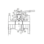 Jomar 600-105 Stainless Steel Ball Valve, 2 Piece, Size 1" (1)