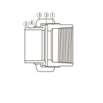 Jomar 701-103 Dielectric Union Brass Solder, 250 PSI, 1/2" SWT x 1/2" FIP (1)