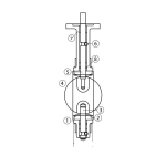 Jomar 900-36DSEG Wafer Style Butterfly Valve, Gear Operator, EPDM, Size 36" (1)