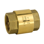 Jomar 105-605G Inline Check Valve, Threaded Connection, 300 WOG, Size 1" (0)