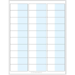 LabTAG DFSL-3-1-WH Wrap-Around Cryo-LazrTAG - Cryogenic & Autoclave Resistant Self-Laminating Laser Labels (US Letter Size) 1.125 x 1 + 1.5 (wrap) (0)