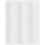 LabTAG DFSL-3-1-WH Wrap-Around Cryo-LazrTAG - Cryogenic & Autoclave Resistant Self-Laminating Laser Labels (US Letter Size) 1.125 x 1 + 1.5 (wrap) (1)