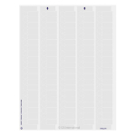 LabTAG LCS-125WH CryoSTUCK with SnapPEEL Technology - Cryogenic Laser Labels for Frozen Vials and Containers 0.94 x 0.5 + 0.437 (circle), White (0)