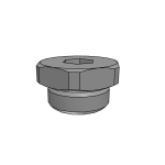 Legris 0222 10 00 Straight Internal Hexagonal Plug, G1/8, BSPP (British Standard Pipe Parallel) (1)