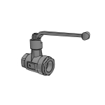 Legris 0402 32 42 2/2 In-Line Ball Valve Female, G1-1/4, BSPP (British Standard Pipe Parallel) (1)