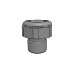 Legris 0682 00 10 Compact Pneumatic Silencer, G1/8, Stainless Steel 316L (1)