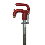 Merrill BNL103 B-7000 Frost Proof Yard Hydrant - Galvanized Pipe / Standard / 3' Bury - 63.5" Overall (3)