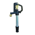 Merrill MP7501A M-2000 Frost Proof Yard Hydrant - Galvanized Pipe & Steel Rod / With Brass Hose Adapter / 1' Bury - 44" Overall (1)