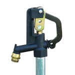 Merrill MP7501A M-2000 Frost Proof Yard Hydrant - Galvanized Pipe & Steel Rod / With Brass Hose Adapter / 1' Bury - 44" Overall (3)