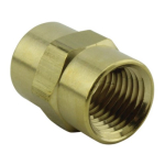 Milton S-643 1/4" FNPT Hex Coupling Hose Fitting (1)