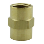 Milton S-643 1/4" FNPT Hex Coupling Hose Fitting (2)