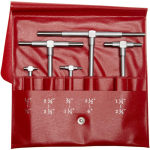 Mitutoyo 155-904 Series 155 Telescoping Gage Set, Range 0.5" - 6", Set of 5 pcs (1)