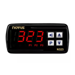 NOVUS 8032303334 N323 NTC RS485 12~24Vdc Temperature Controller, 3 Relays (1)