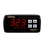 NOVUS 80323H6331 N323-RHT RS485 Temperature/Humidity Controller, Sensor Not Included (1)