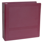 Omnimed 205002-BU 1" Side Open Burgundy Hospital Grade Tri-Poly Molded Ring Binder (0)