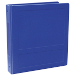 Omnimed 205020-BL 2.5" Side Open Dark Blue Hopsital Grade Tri-Poly Molded Ring Binder with 3 Rings (0)
