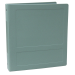 Omnimed 205020-SF 2.5" Side Open Seafoam Green Hopsital Grade Tri-Poly Molded Ring Binder with 3 Rings (0)