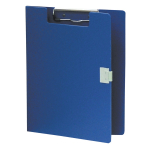 Omnimed 205103-BL 9" x 12.88" x 0.25" Dark Blue Covered Plastic Clipboard (0)