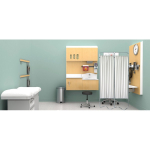 Omnimed 153052 2 Section Beamatic Medical Privacy Screen Curtains (1)