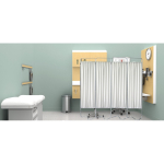 Omnimed 153054 4 Section Beamatic Medical Room Divider/Privacy Screen (1)