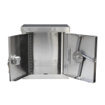 Omnimed 181501 9" x 8" x 5-5/8" Mini Double Door Narcotic Cabinet (2)