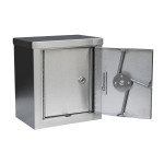 Omnimed 181501 9" x 8" x 5-5/8" Mini Double Door Narcotic Cabinet (1)