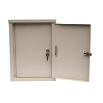 Omnimed 182125 15" x 11" x 4" Economy Double Door Narcotic Cabinet with 2 Shelves (3)