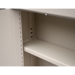 Omnimed 182125 15" x 11" x 4" Economy Double Door Narcotic Cabinet with 2 Shelves (5)