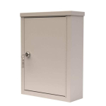 Omnimed 182125 15" x 11" x 4" Economy Double Door Narcotic Cabinet with 2 Shelves (1)