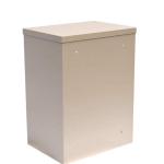 Omnimed 182150 15" x 11" x 8" Economy Double Door Narcotic Cabinet with 2 Shelves (7)