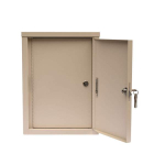Omnimed 182150 15" x 11" x 8" Economy Double Door Narcotic Cabinet with 2 Shelves (4)